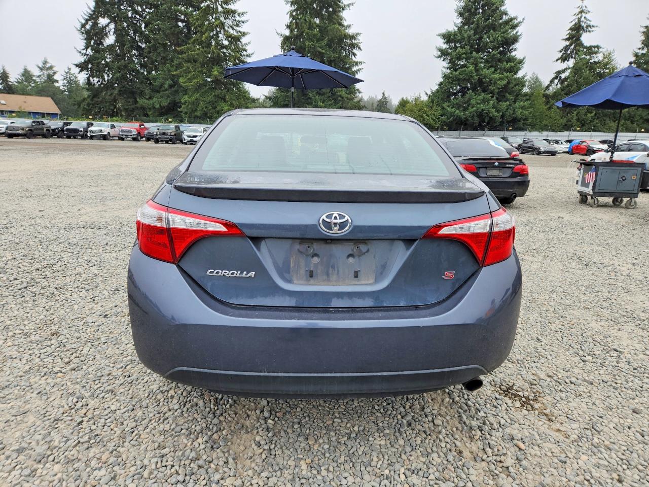 2015 Toyota Corolla S Plus Gray vin: 2T1BURHEXFC306395