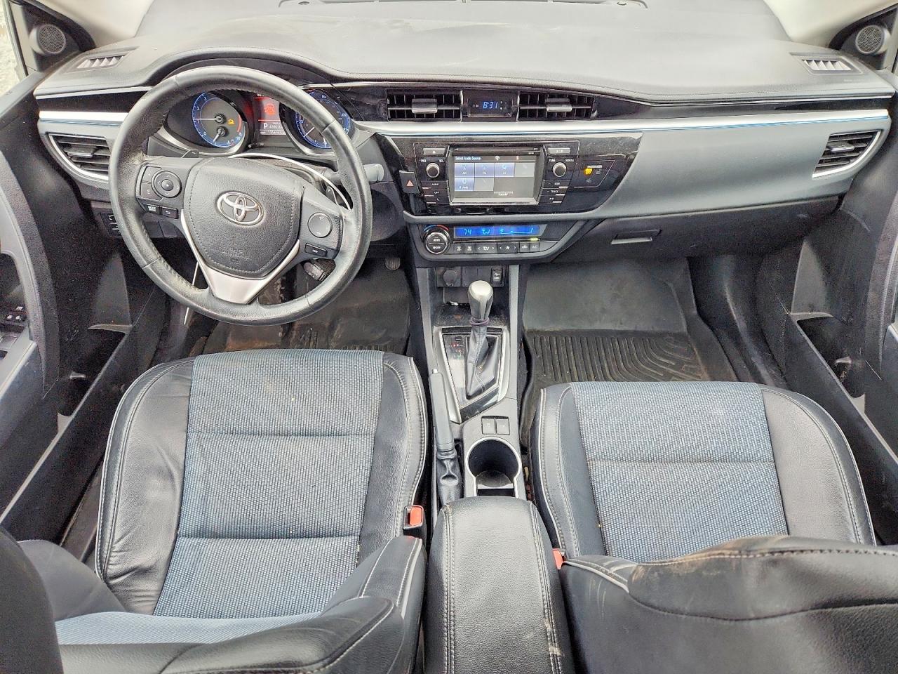 2015 Toyota Corolla S Plus Gray vin: 2T1BURHEXFC306395