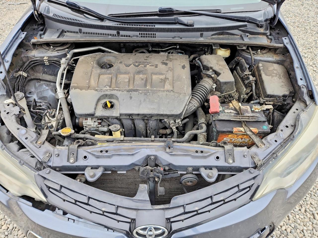 2015 Toyota Corolla S Plus Gray vin: 2T1BURHEXFC306395