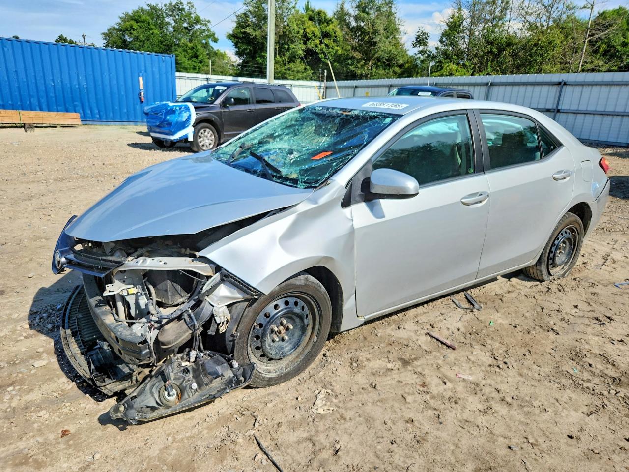 2015 Toyota Corolla Le Silver vin: 2T1BURHEXFC322354