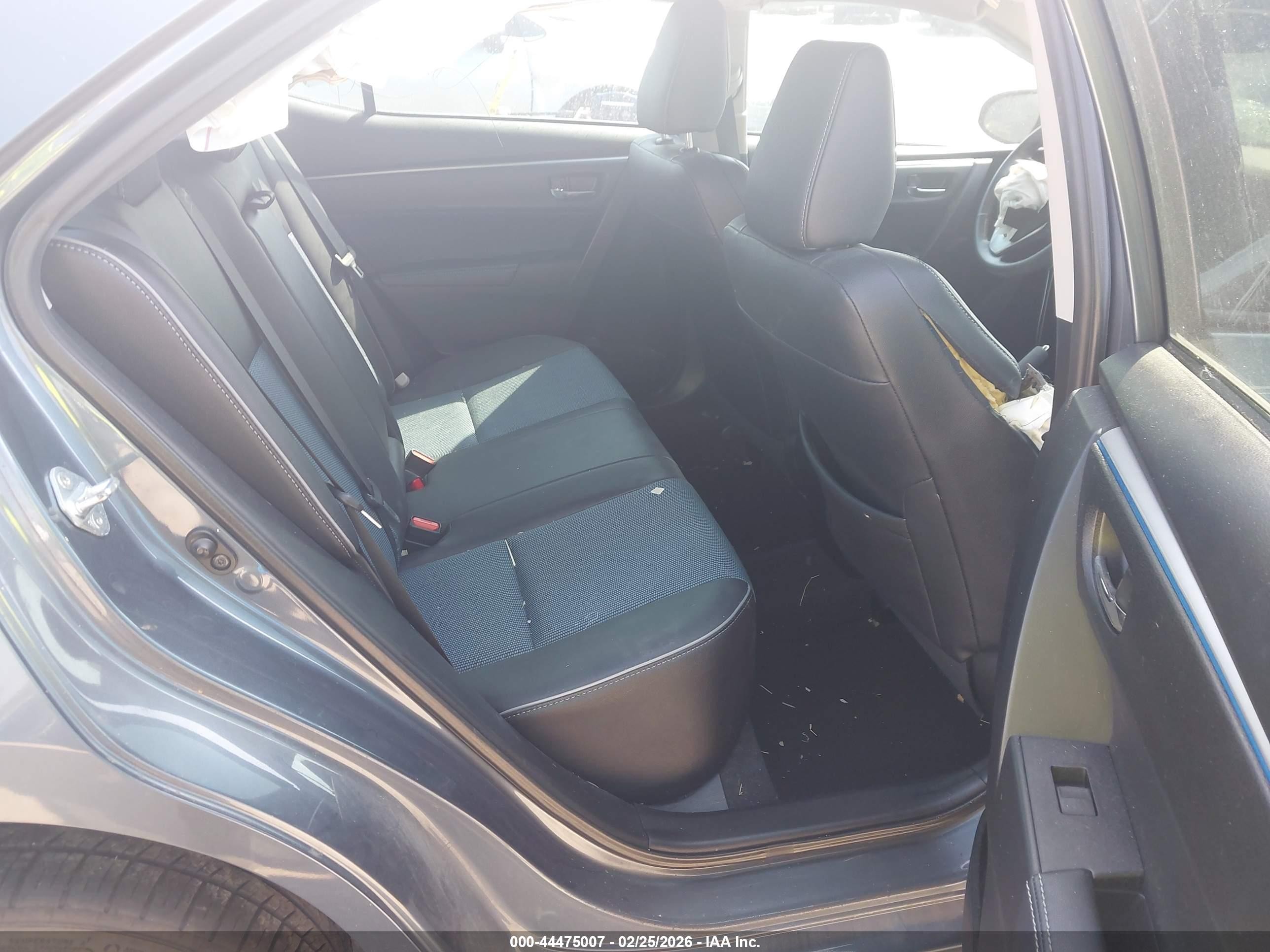 2015 Toyota Corolla S Plus Серый vin: 2T1BURHEXFC323729