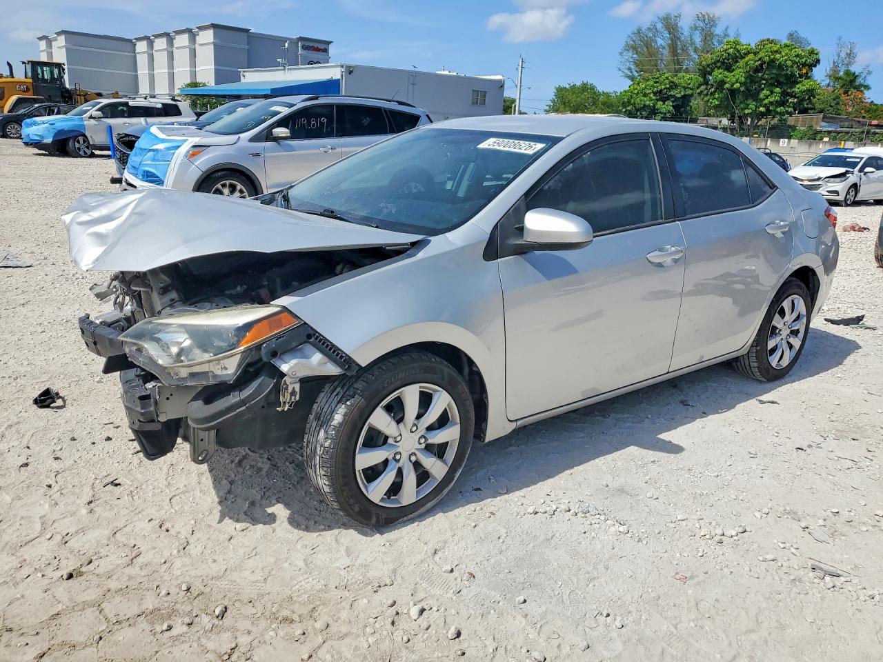 2015 Toyota Corolla Le Silver vin: 2T1BURHEXFC326484