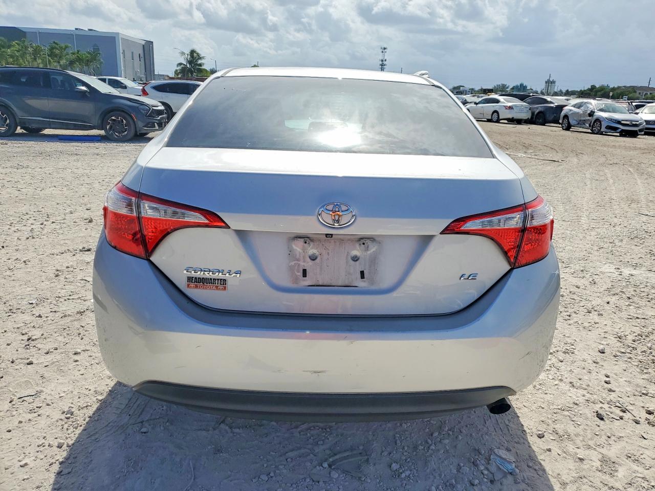 2015 Toyota Corolla Le Silver vin: 2T1BURHEXFC326484