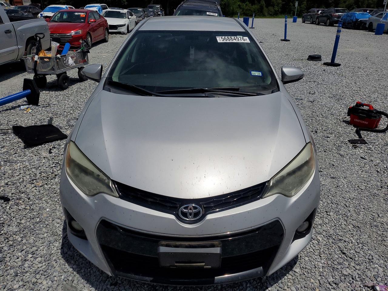 2015 Toyota Corolla S Plus Silver vin: 2T1BURHEXFC330681