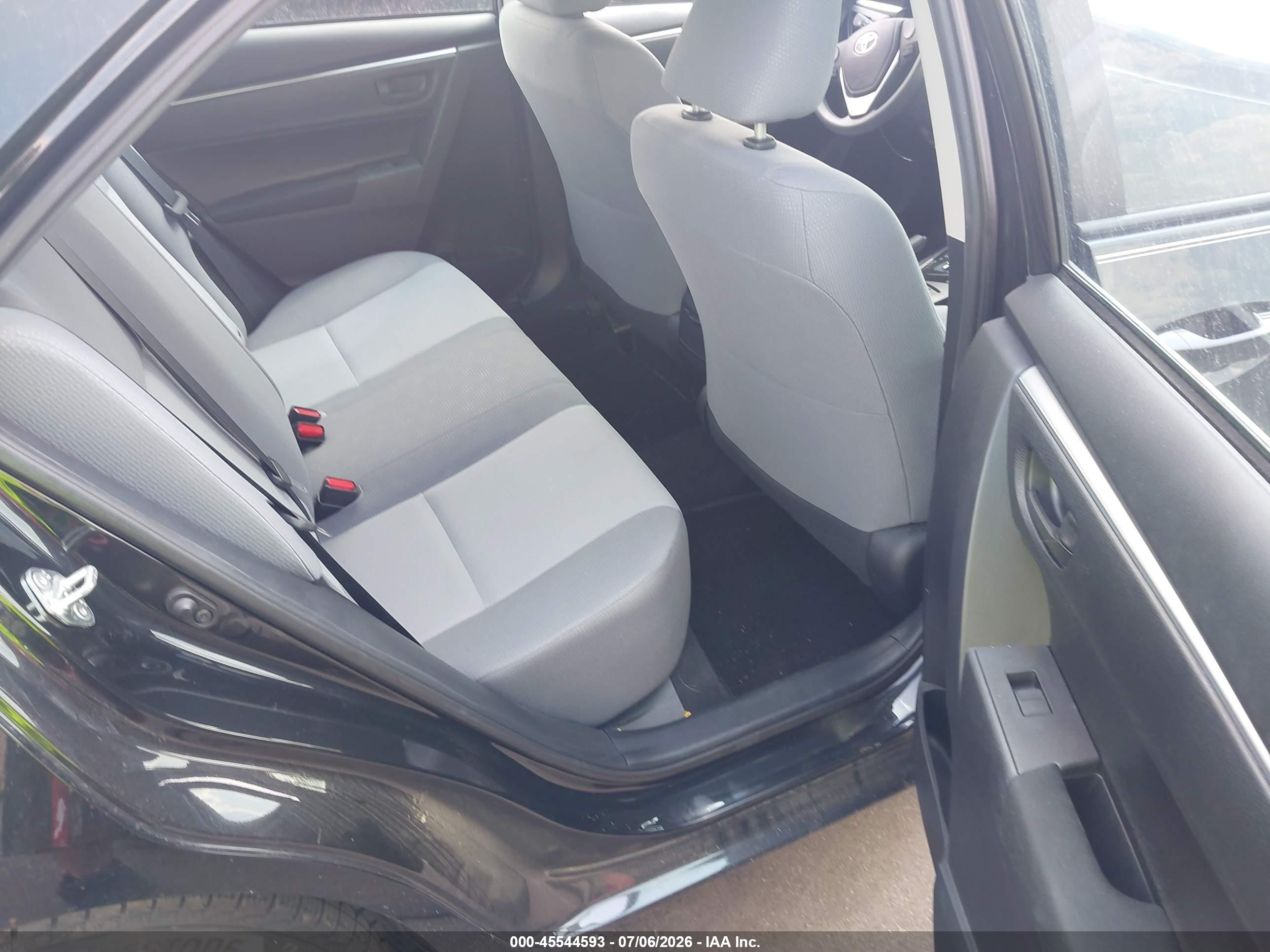 2015 Toyota Corolla L Black vin: 2T1BURHEXFC336092