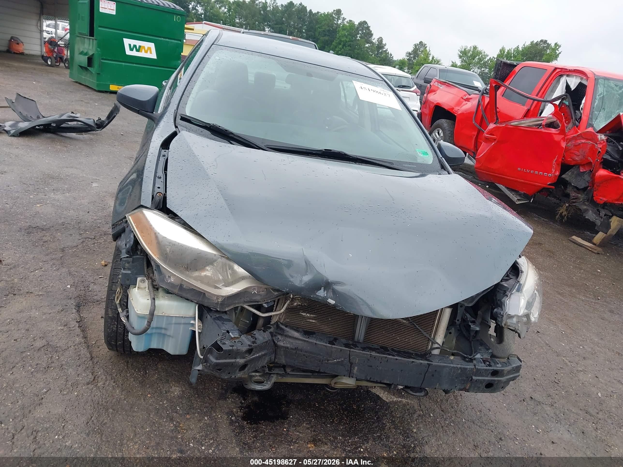 2015 Toyota Corolla L Gray vin: 2T1BURHEXFC344161