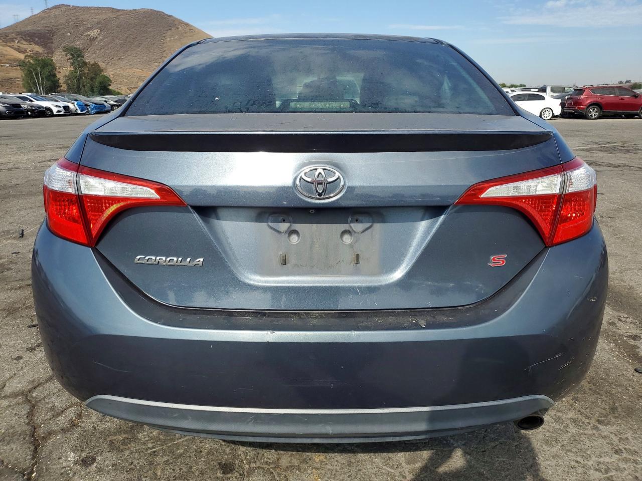 2015 Toyota Corolla S Plus Gray vin: 2T1BURHEXFC346668