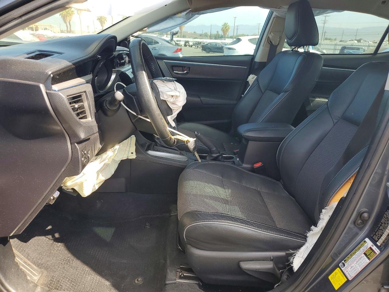 2015 Toyota Corolla S Plus Gray vin: 2T1BURHEXFC346668