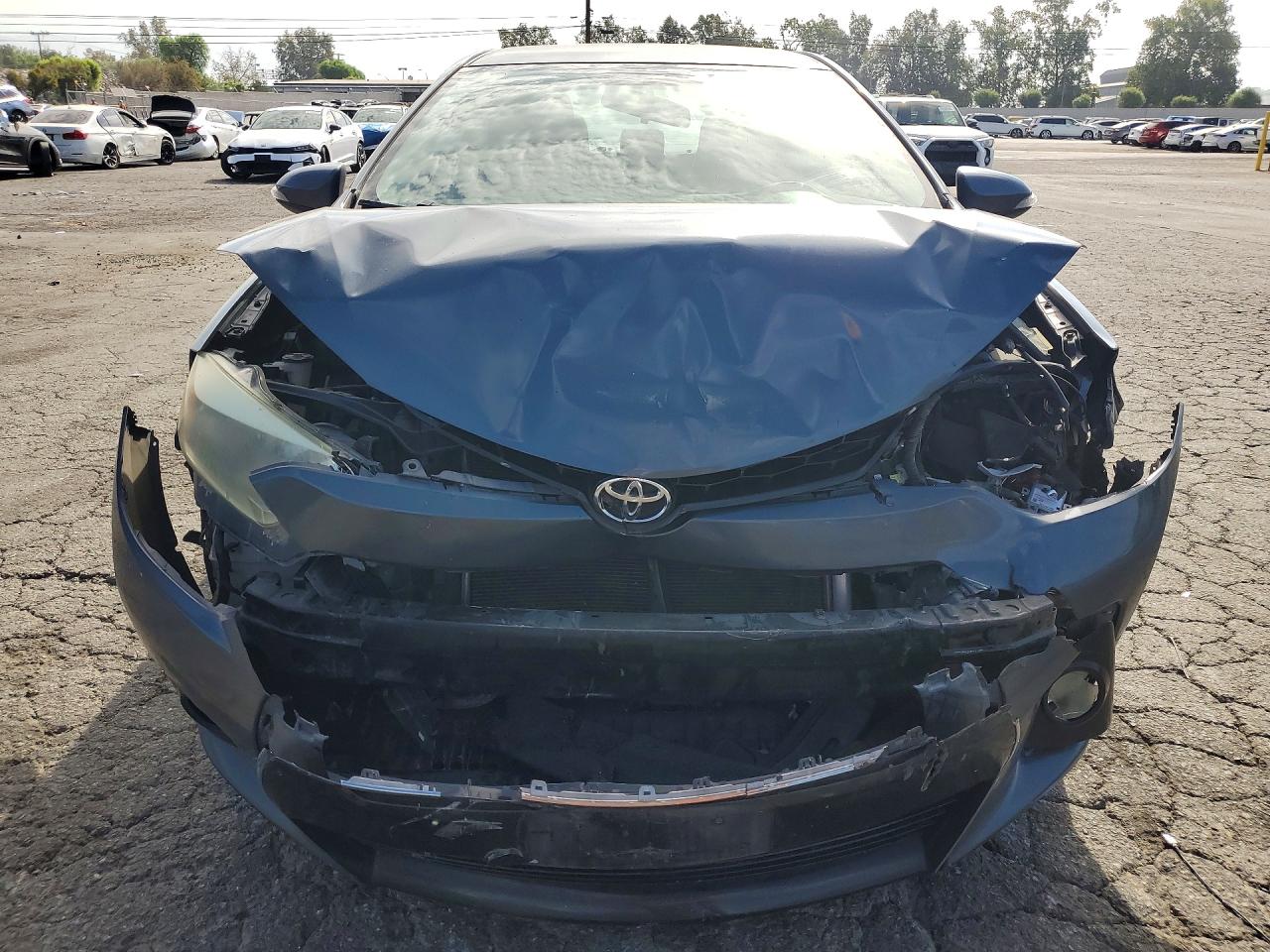 2015 Toyota Corolla S Plus Gray vin: 2T1BURHEXFC346668