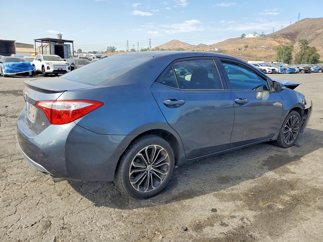 2015 Toyota Corolla S Plus Gray vin: 2T1BURHEXFC346668