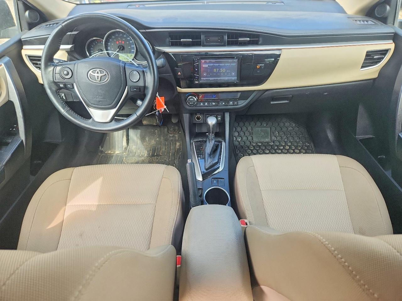 2015 Toyota Corolla L Beige vin: 2T1BURHEXFC351790