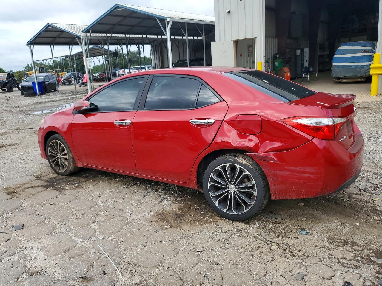 2015 Toyota Corolla S Plus Red vin: 2T1BURHEXFC357377