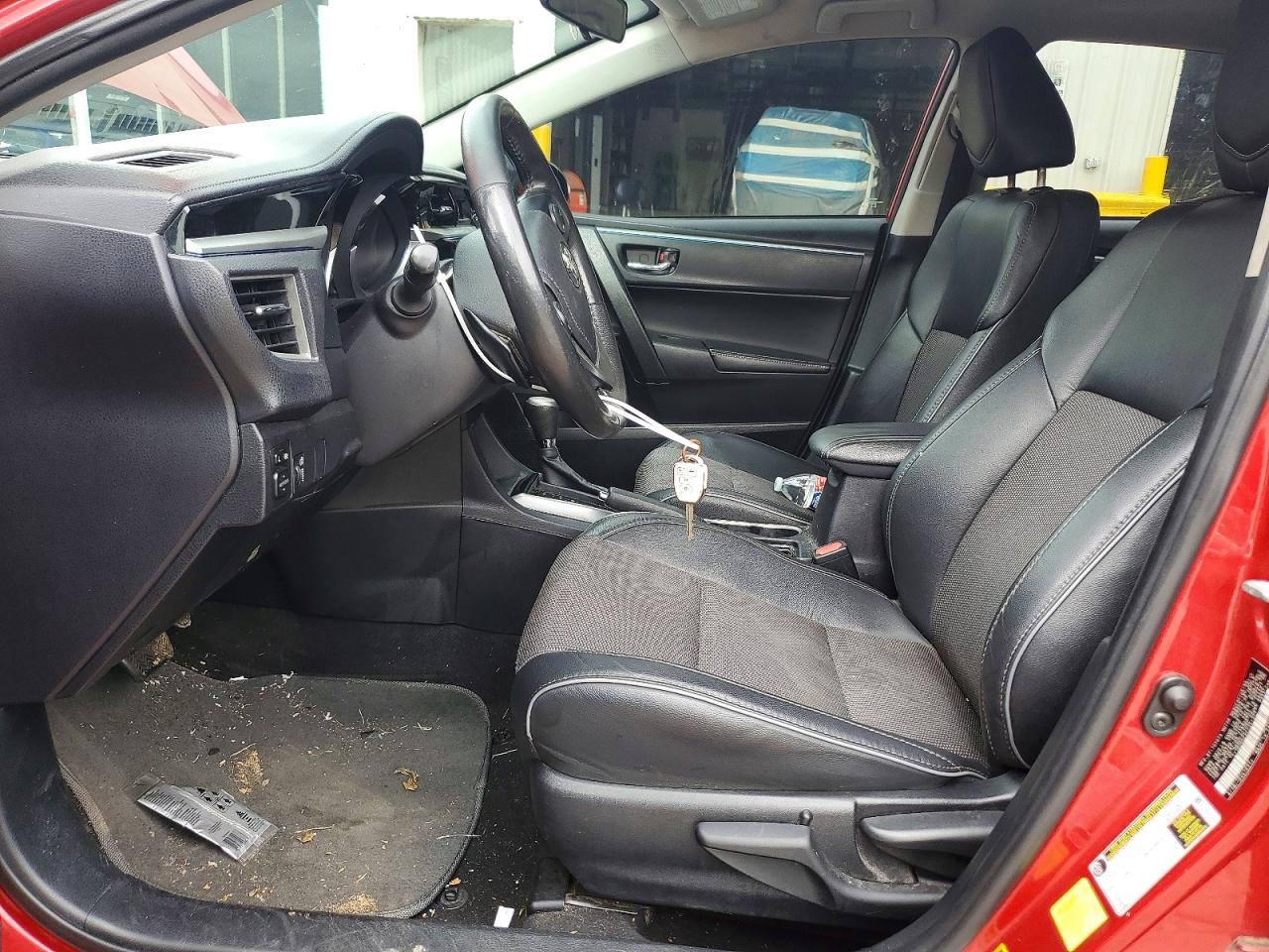 2015 Toyota Corolla S Plus Red vin: 2T1BURHEXFC357377