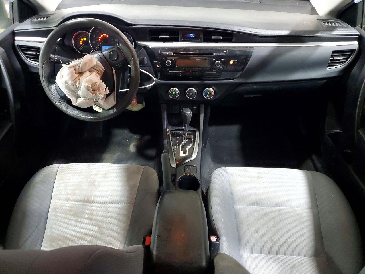 2015 Toyota Corolla L White vin: 2T1BURHEXFC364619