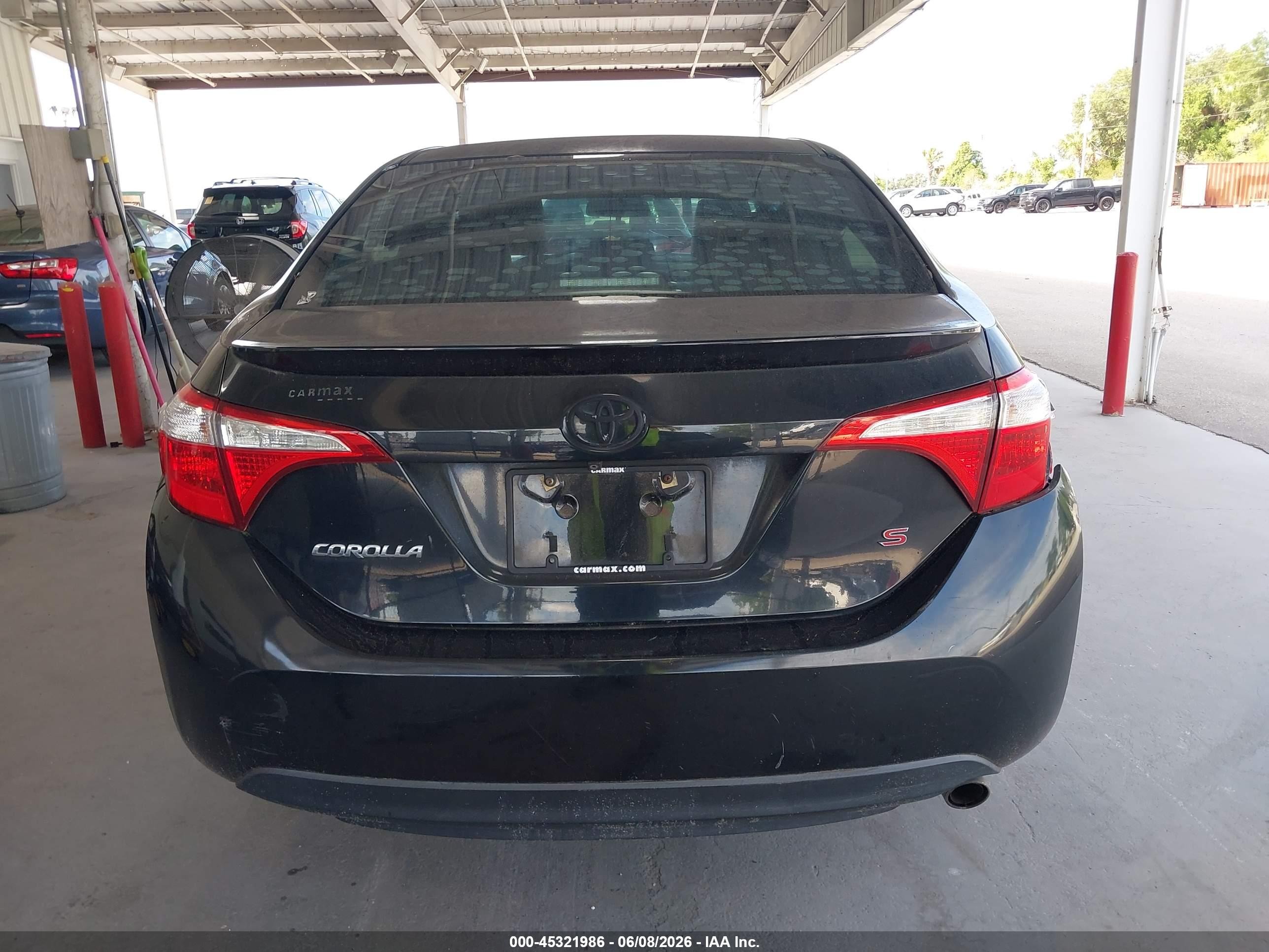 2015 Toyota Corolla S Plus Черный vin: 2T1BURHEXFC379430
