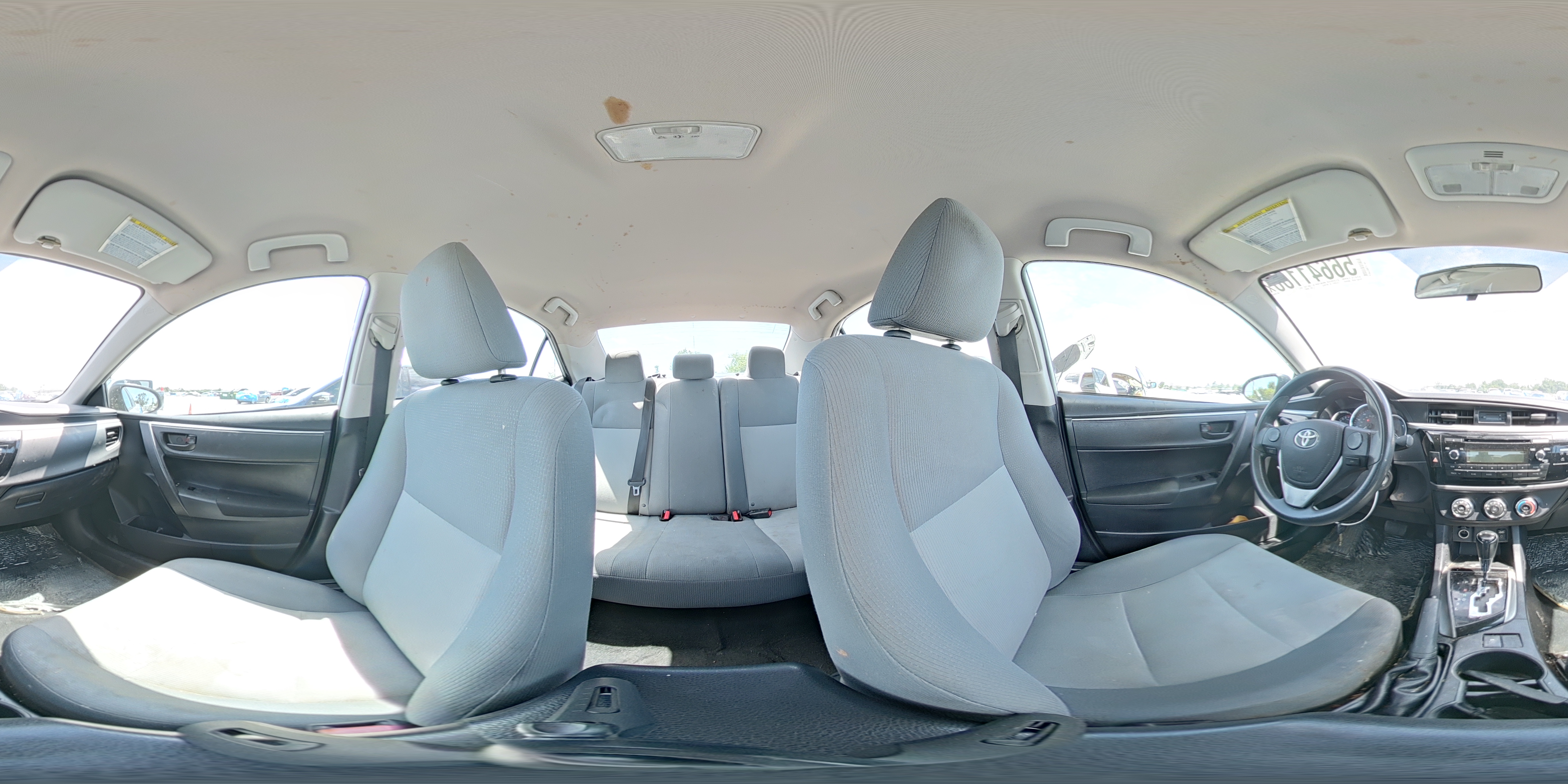 2015 Toyota Corolla L Silver vin: 2T1BURHEXFC390167