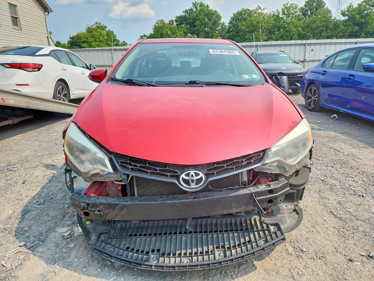 2015 Toyota Corolla S Plus Red vin: 2T1BURHEXFC390332