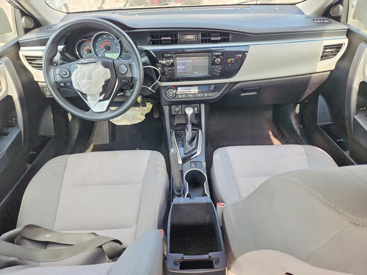 2015 Toyota Corolla Le Gray vin: 2T1BURHEXFC406156