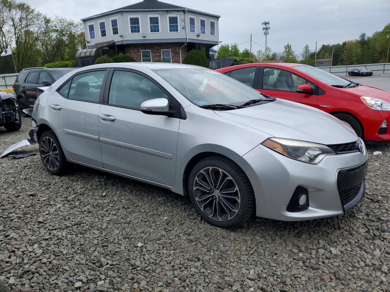 2015 Toyota Corolla S Plus Серебряный vin: 2T1BURHEXFC410742