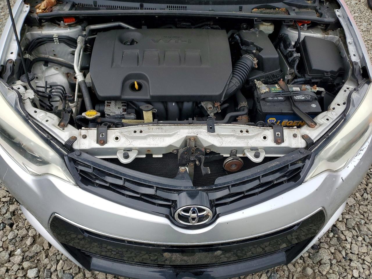 2015 Toyota Corolla S Plus Серебряный vin: 2T1BURHEXFC410742