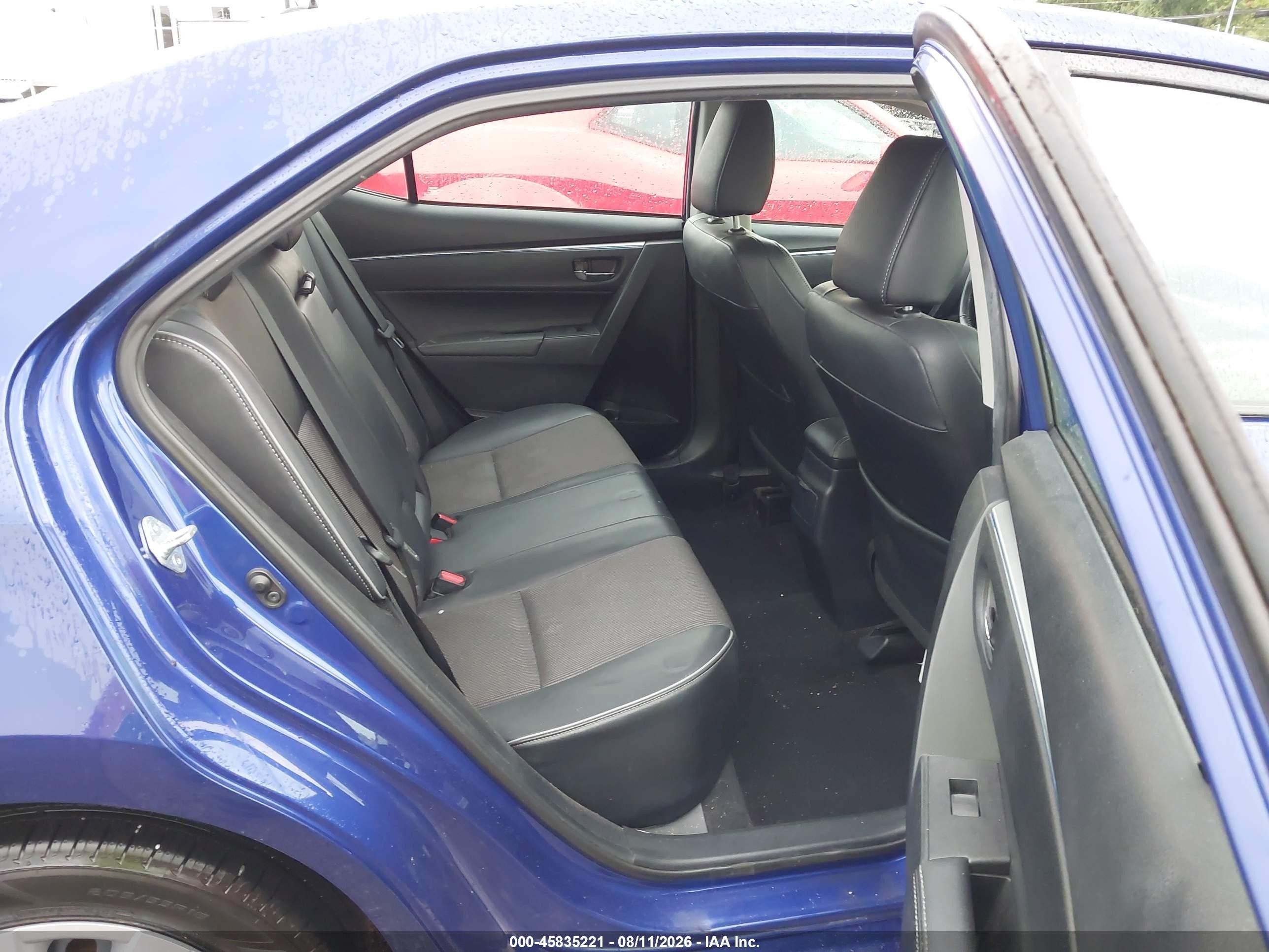 2015 Toyota Corolla S Blue vin: 2T1BURHEXFC414001