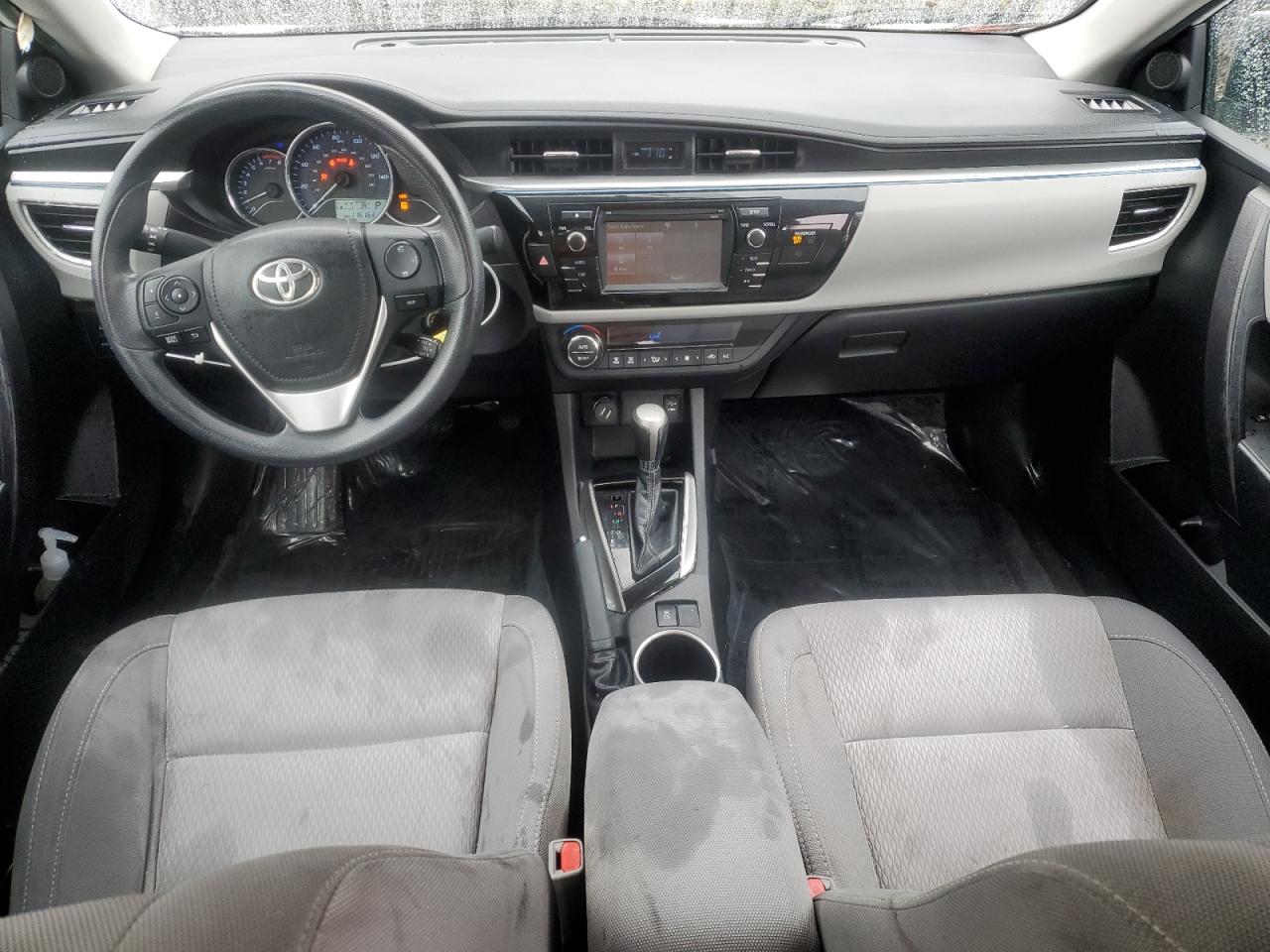 2015 Toyota Corolla L White vin: 2T1BURHEXFC416752