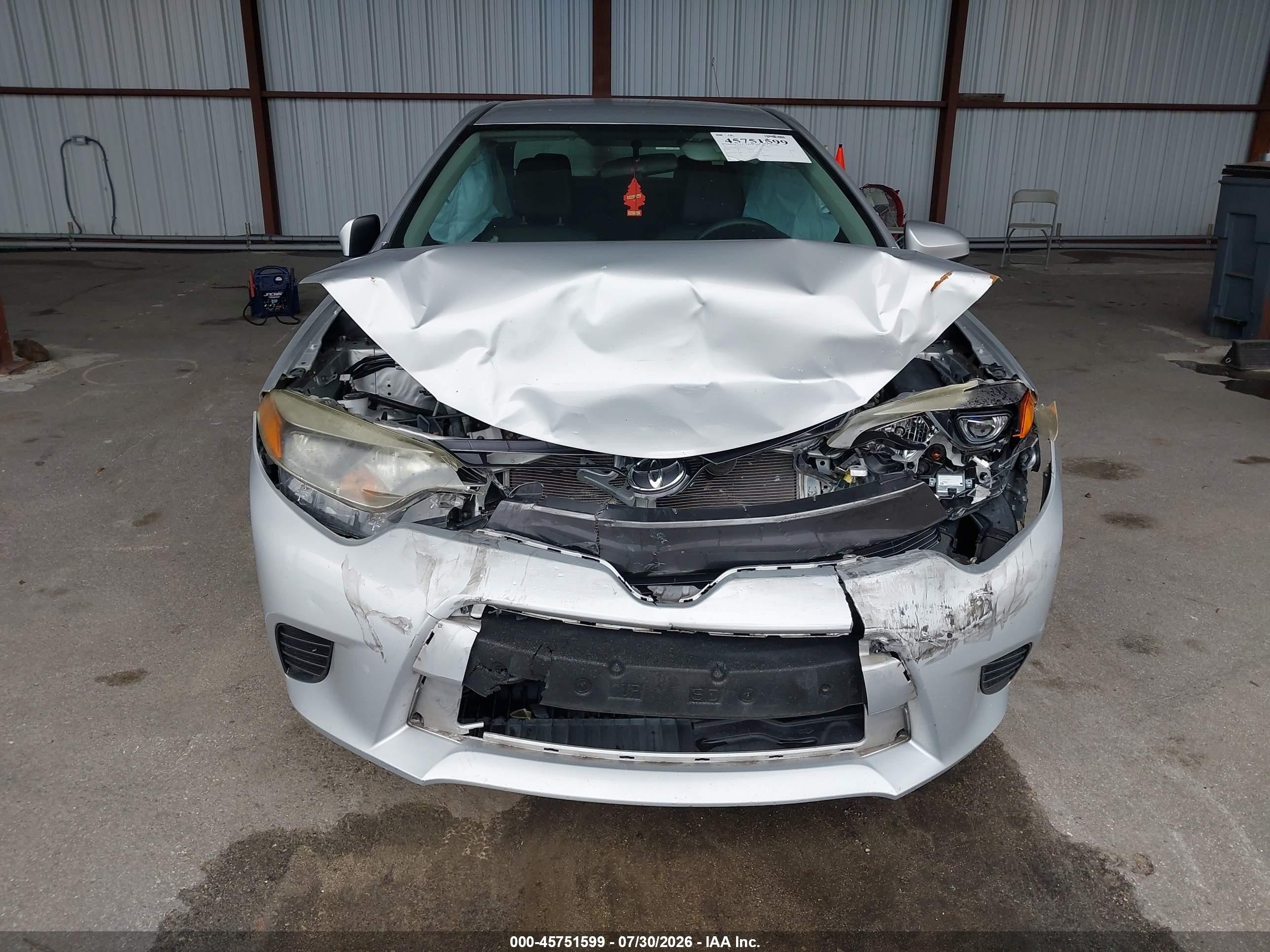 2015 Toyota Corolla Le Silver vin: 2T1BURHEXFC423331