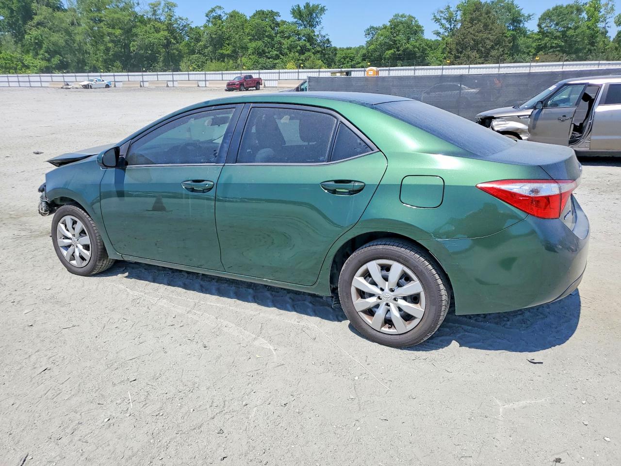 2015 Toyota Corolla Le Зеленый vin: 2T1BURHEXFC428836