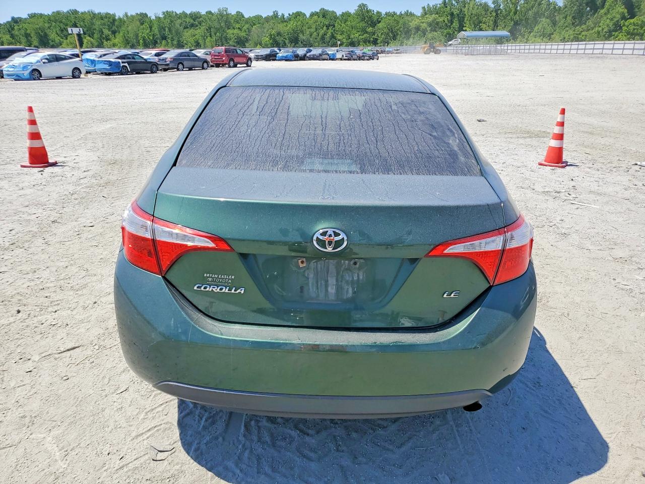2015 Toyota Corolla Le Зеленый vin: 2T1BURHEXFC428836