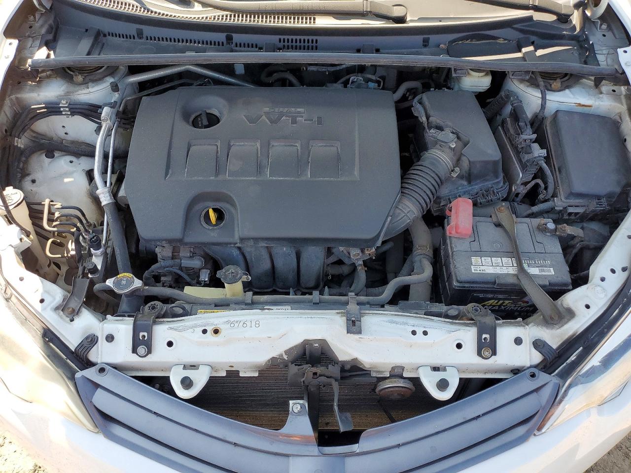 2015 Toyota Corolla L White vin: 2T1BURHEXFC436970