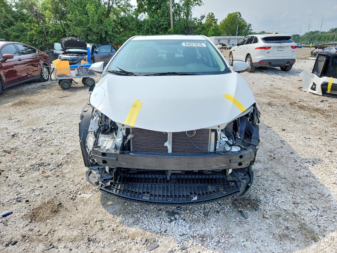 2015 Toyota Corolla S Premium White vin: 2T1BURHEXFC441425