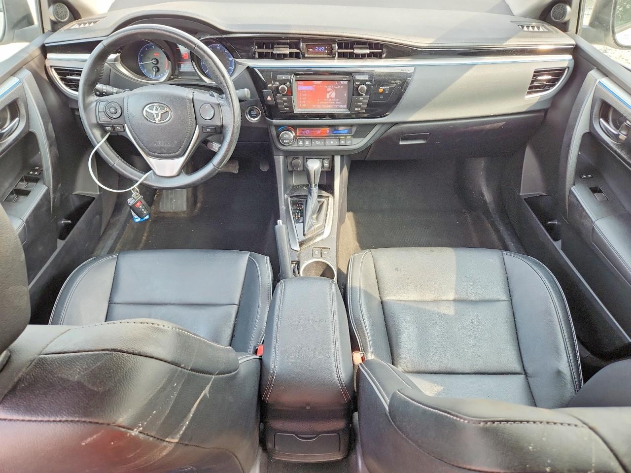 2015 Toyota Corolla S Premium White vin: 2T1BURHEXFC441425