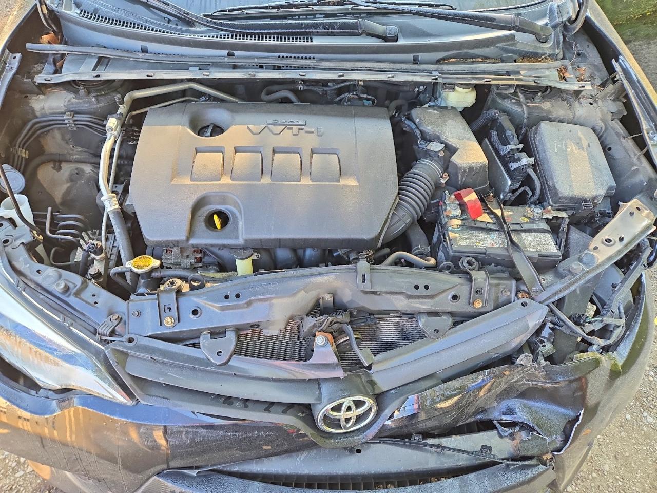 2015 Toyota Corolla L Black vin: 2T1BURHEXFC446074