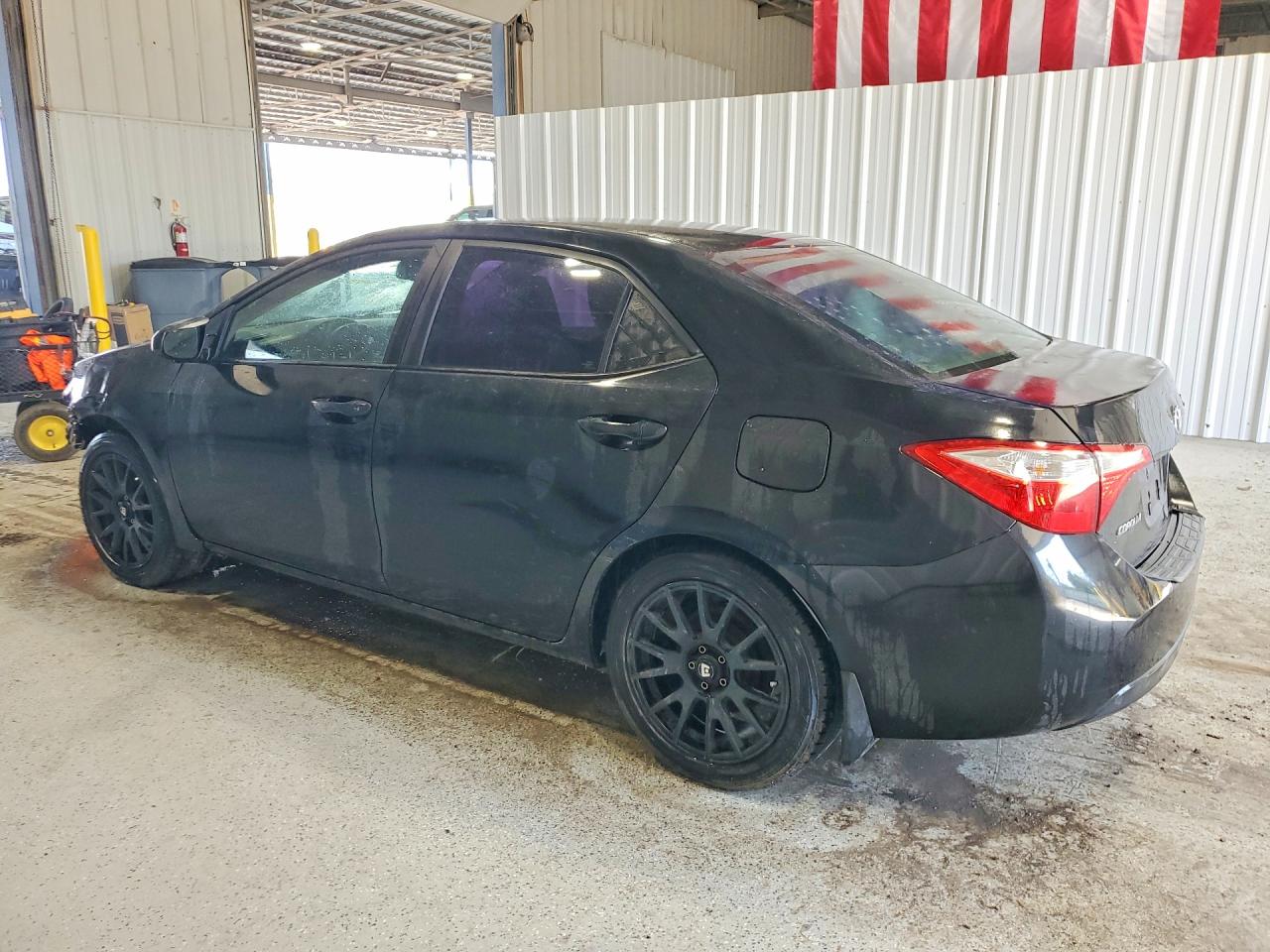2015 Toyota Corolla L Черный vin: 2T1BURHEXFC447032
