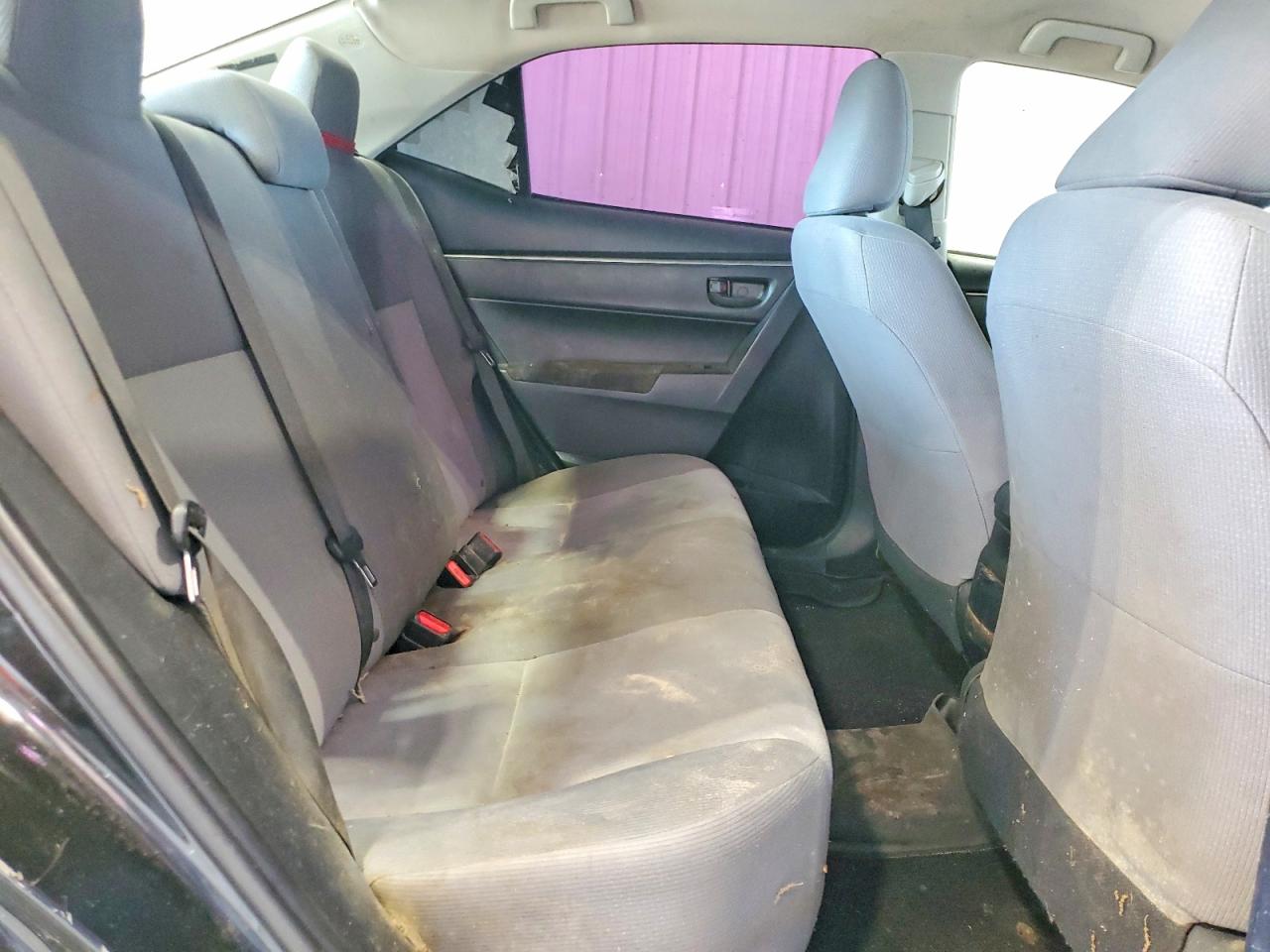2015 Toyota Corolla L Черный vin: 2T1BURHEXFC447032