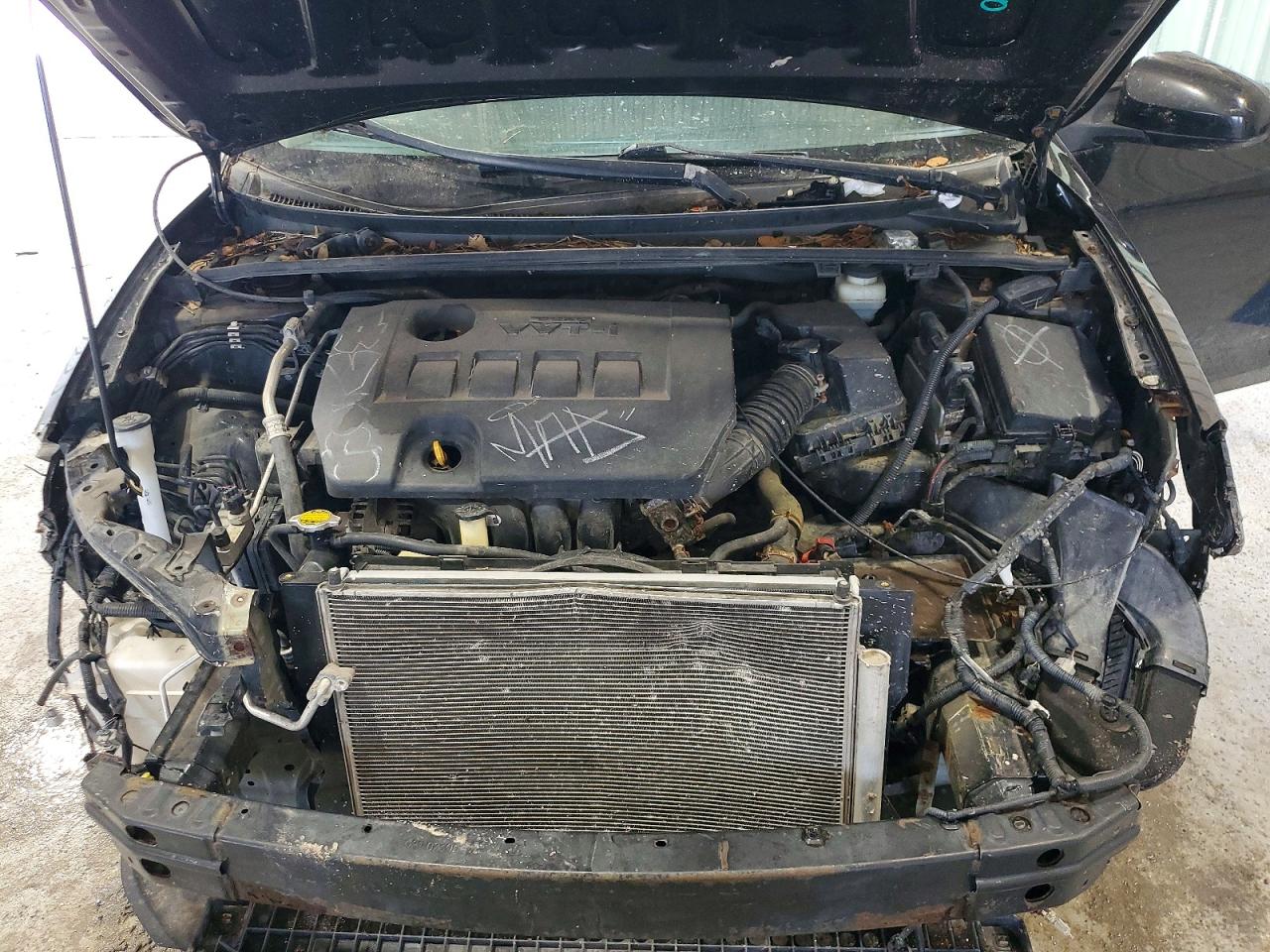 2015 Toyota Corolla L Черный vin: 2T1BURHEXFC447032