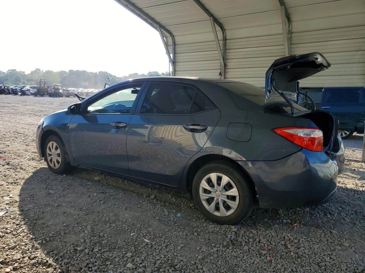 2015 Toyota Corolla L Charcoal vin: 2T1BURHEXFC453400