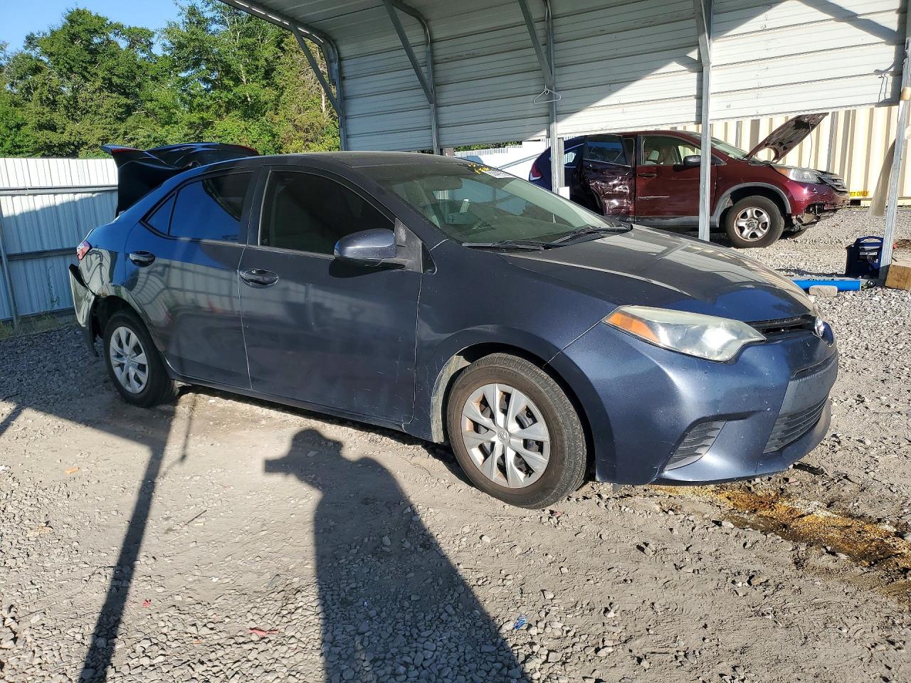 2015 Toyota Corolla L Charcoal vin: 2T1BURHEXFC453400
