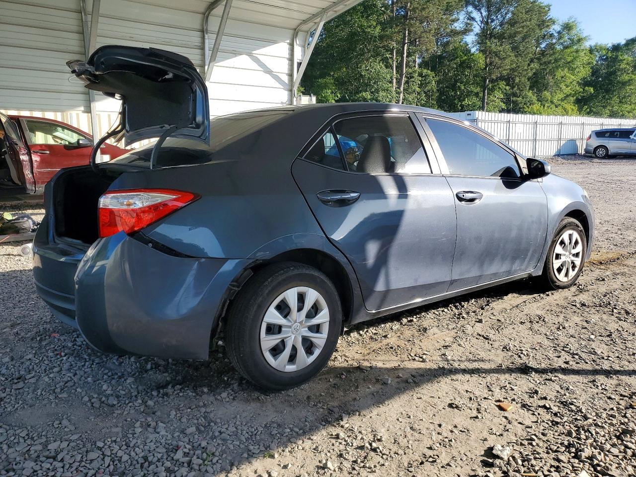 2015 Toyota Corolla L Charcoal vin: 2T1BURHEXFC453400