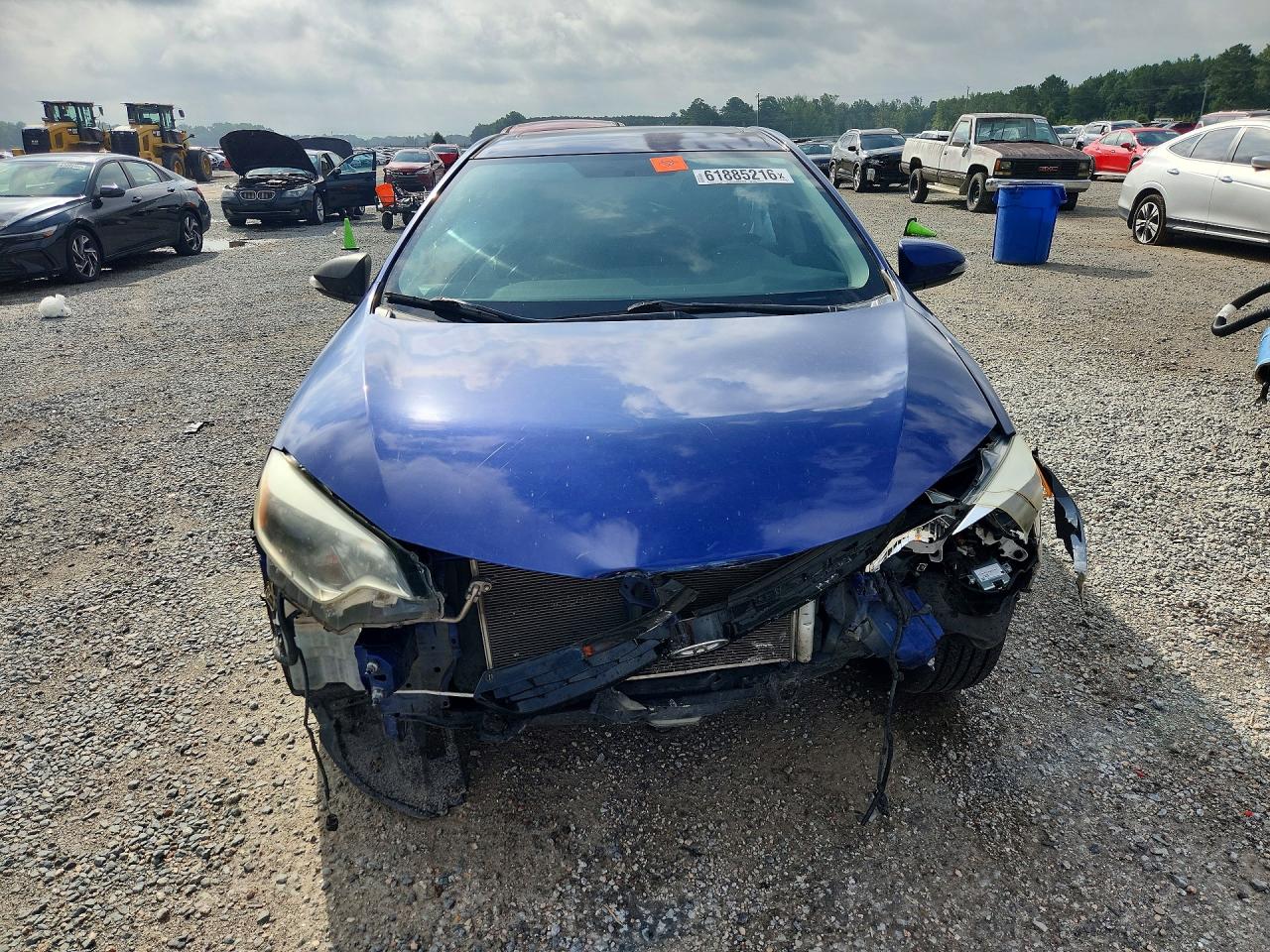 2015 Toyota Corolla S Plus Blue vin: 2T1BURHEXFC454434
