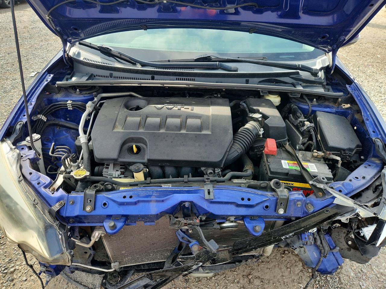 2015 Toyota Corolla S Plus Blue vin: 2T1BURHEXFC454434