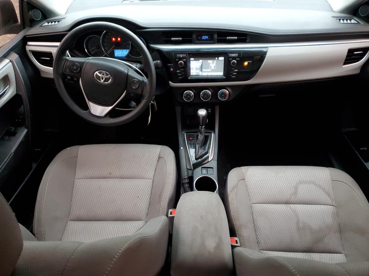 2015 Toyota Corolla L White vin: 2T1BURHEXFC459441