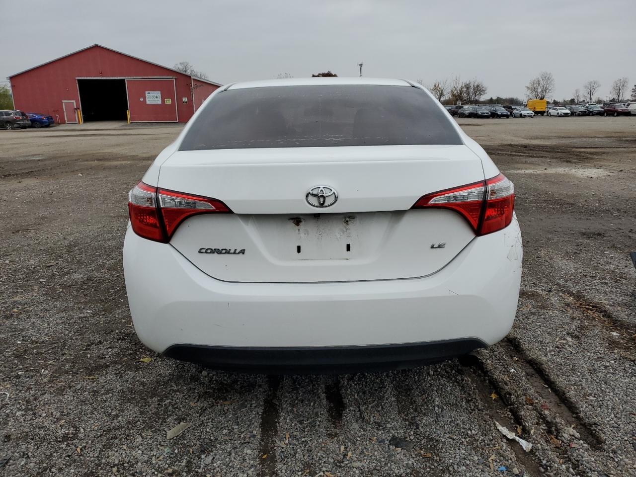 2015 Toyota Corolla L White vin: 2T1BURHEXFC459441