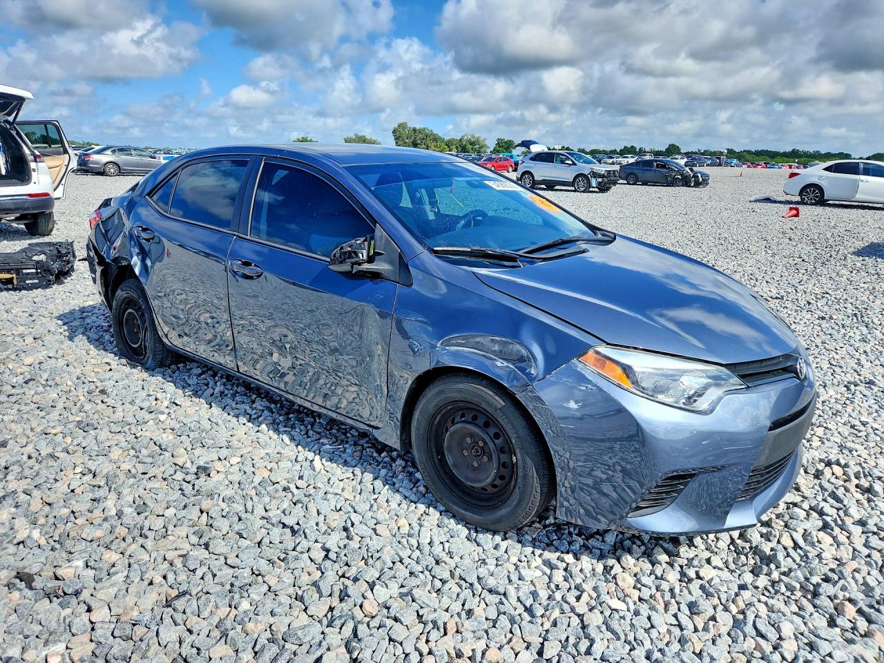 2015 Toyota Corolla L Серый vin: 2T1BURHEXFC459729