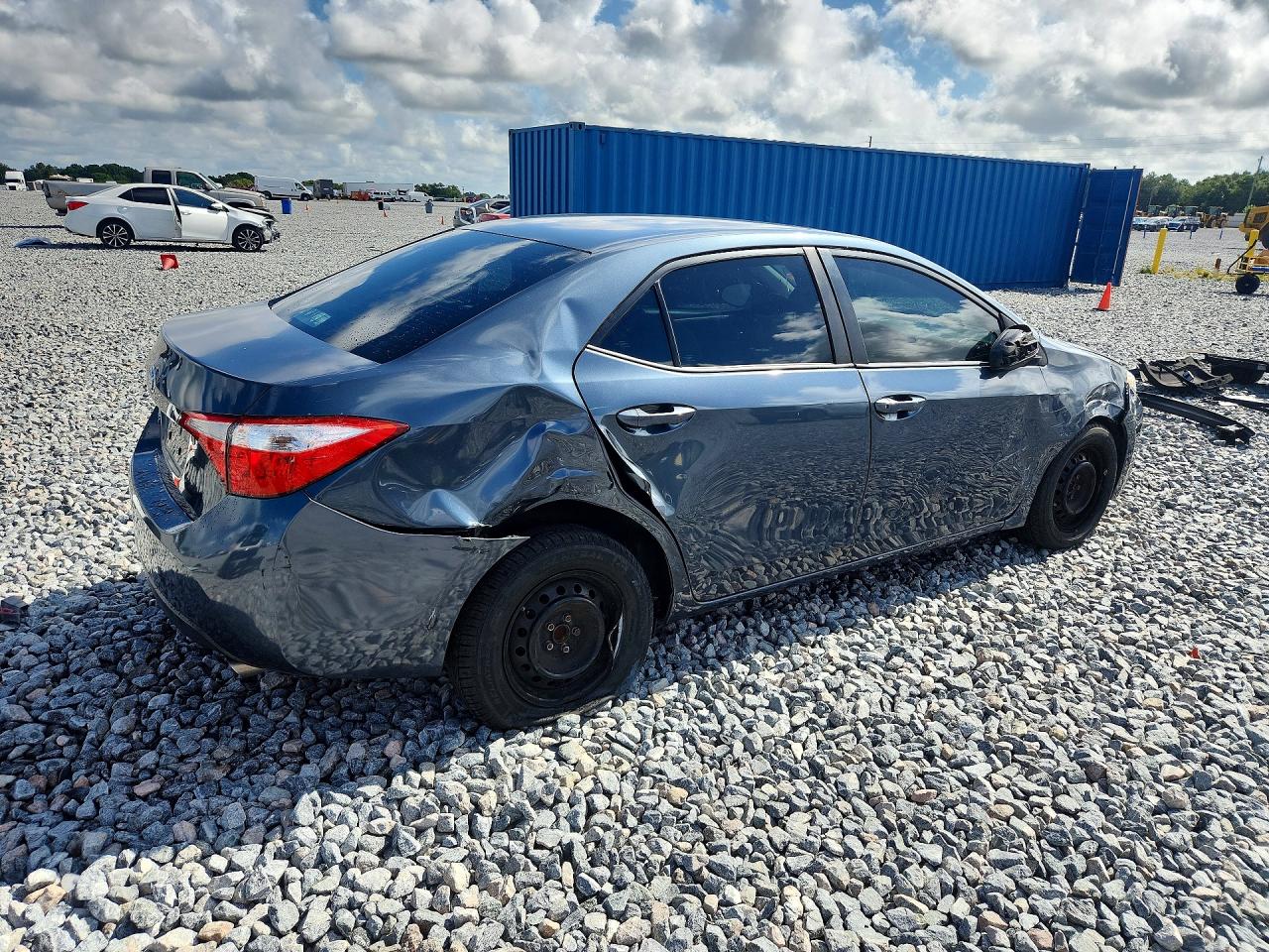 2015 Toyota Corolla L Серый vin: 2T1BURHEXFC459729