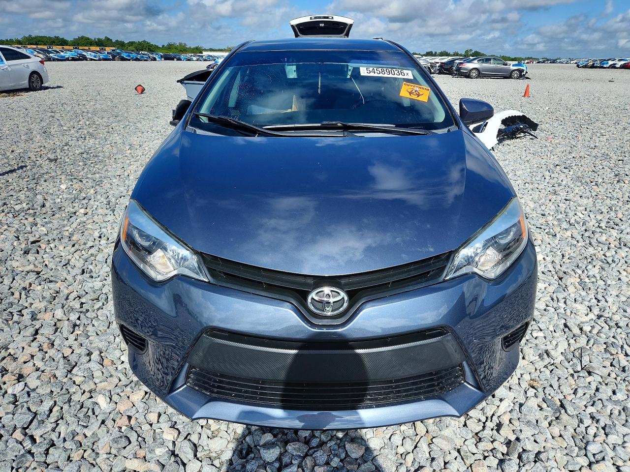 2015 Toyota Corolla L Серый vin: 2T1BURHEXFC459729