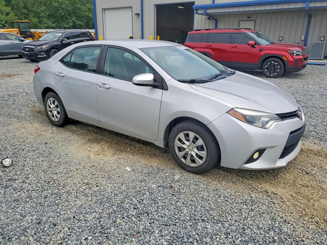 2015 Toyota Corolla L Silver vin: 2T1BURHEXFC475753