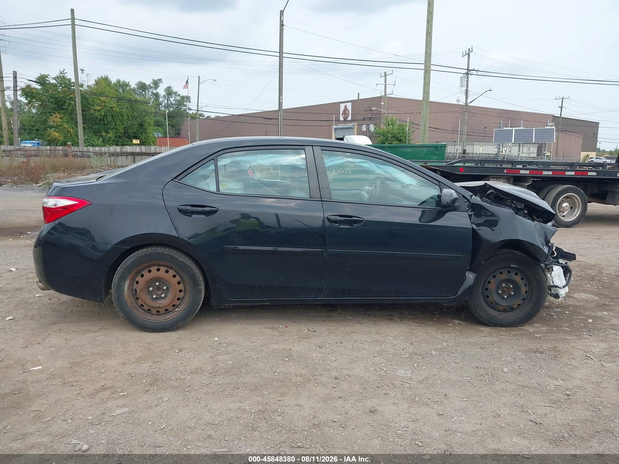 2016 Toyota Corolla Le Black vin: 2T1BURHEXGC689546