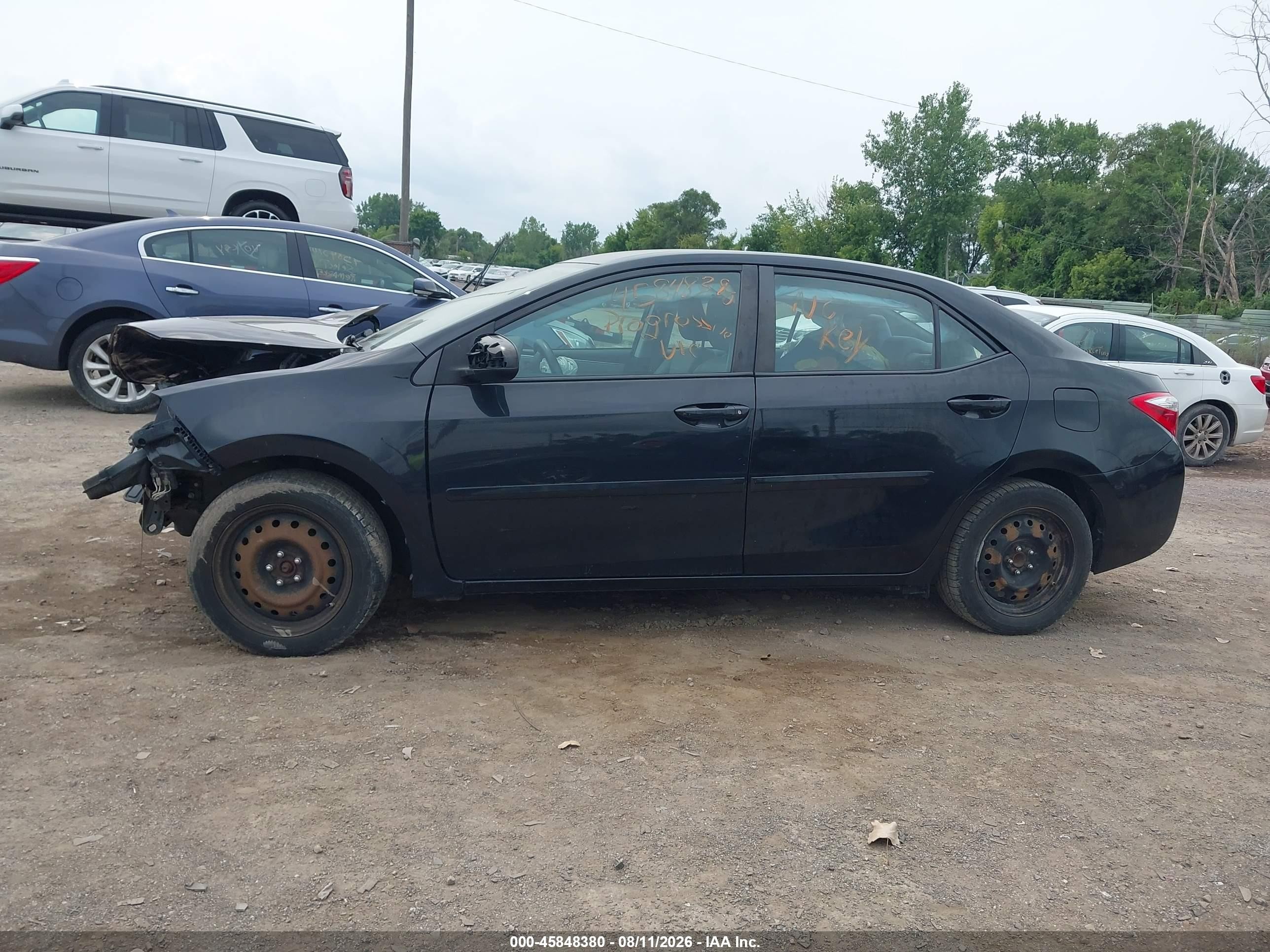 2016 Toyota Corolla Le Black vin: 2T1BURHEXGC689546