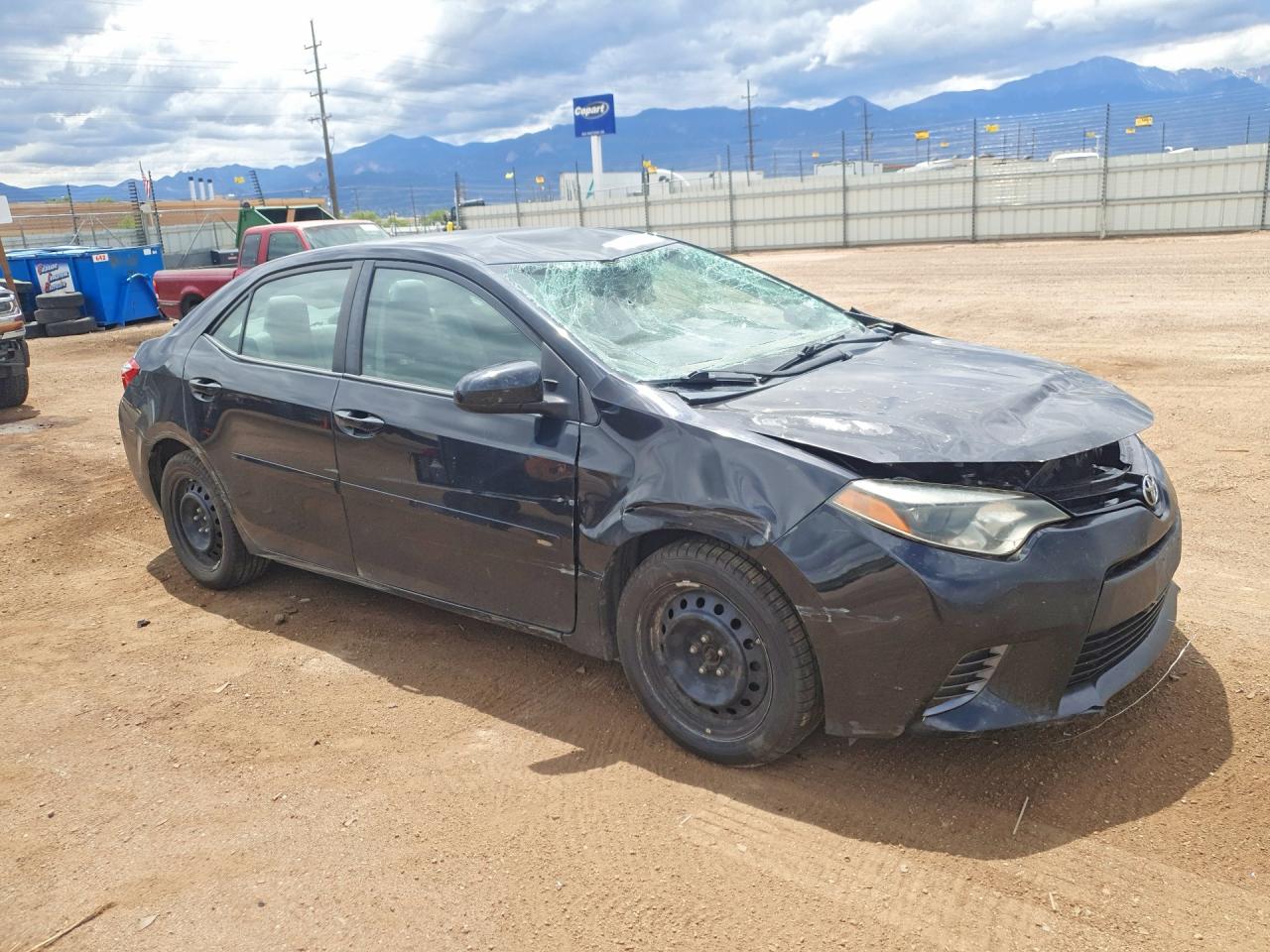 2016 Toyota Corolla Le Black vin: 2T1BURHEXGC735991
